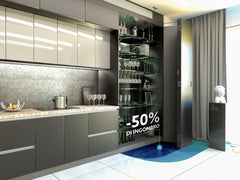 Milcasa Store Space-Saving Solutions for More Functional Environments. For Small Rooms an Open Kitchen and more