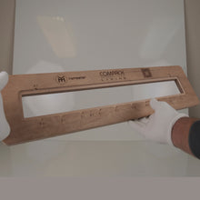 Load image into Gallery viewer, Template for the inset of the Compack Folding Door Hardware Set