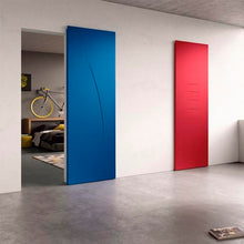 Load image into Gallery viewer, Magic 2 - Wall Mount Concealed Sliding System for Wood Doors. Made in Italy.