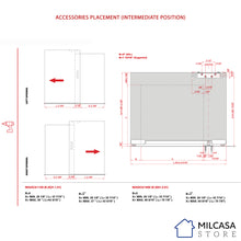 Load image into Gallery viewer, Magic 2 - Wall Mount Concealed Sliding System for Wood Doors. Made in Italy.