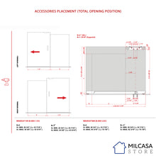 Load image into Gallery viewer, Magic 2 - Wall Mount Concealed Sliding System for Wood Doors. Made in Italy.