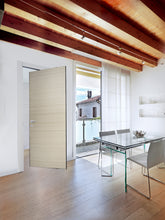Load image into Gallery viewer, ergon living te compact slide and swing door for small spaces