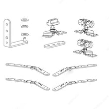 Load image into Gallery viewer,  accordion hinges