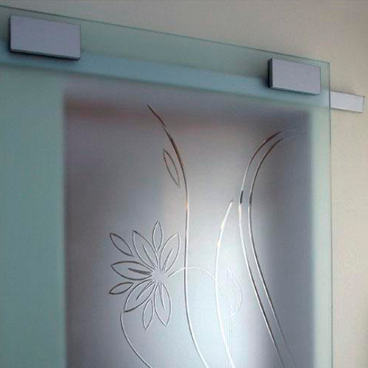 Diva Air Vetro - Complete Set Barn Door System For Glass Doors 