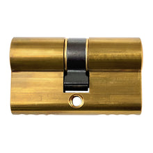 Load image into Gallery viewer, AGB Euro Profile 5 Pin Cylinder Key to Turn. Brass Finish. C603.01.22.22