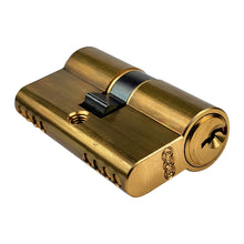 Load image into Gallery viewer, AGB Euro Profile 5 Pin Cylinder Key to Turn. Brass Finish. C603.01.22.22