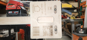 Template for the inset of the Magic 2 Concealed Sliding System