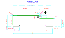 Load image into Gallery viewer, White Laminated Jamb/Casing for Compack 180/90 Hardware Set. Made in Italy.