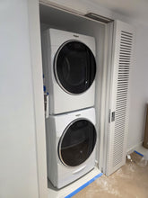 Load image into Gallery viewer, PRIMED PRECUT Louvered Door Panels Compatible with Compack 180/90 Hardware – Ventilated Doors for AC, Laundry &amp; Utility Rooms