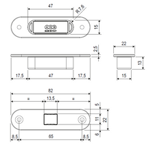 Load image into Gallery viewer, AGB ZERO KIT - Complete System for Internal Doors. Made in Italy 🇮🇹