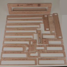 Load image into Gallery viewer, Template for the inset of the Compack Folding Door Hardware Set