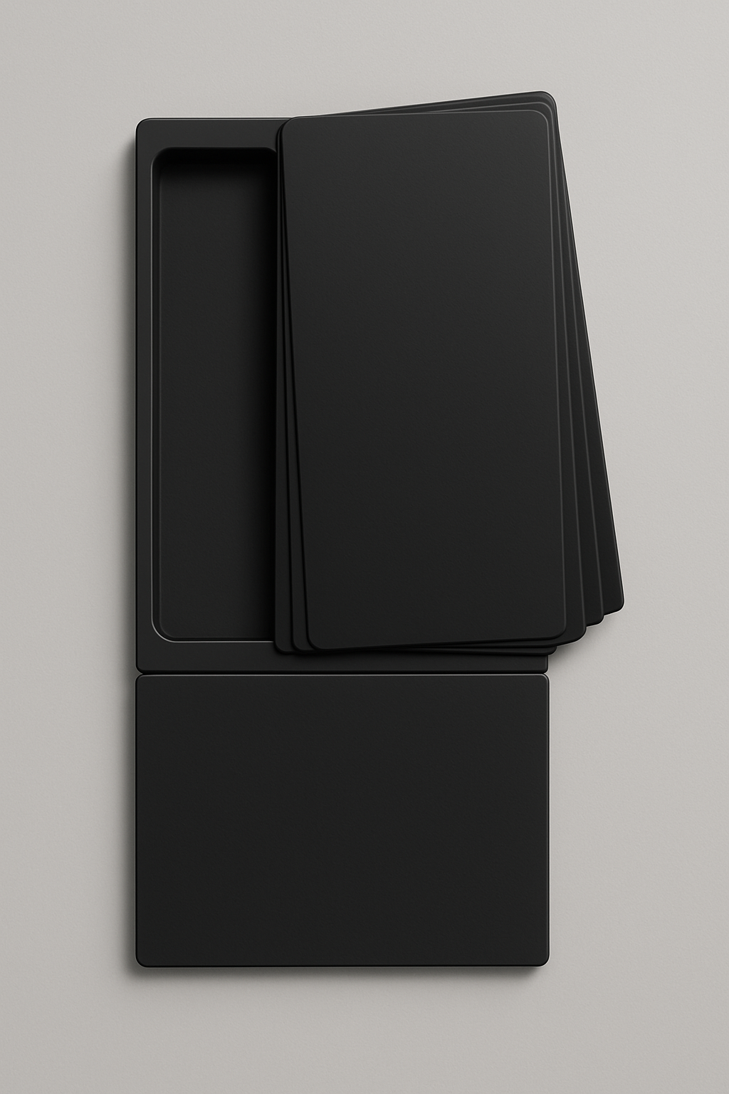 Wave - Minimal Handle and Lock (50 mm backset) for Internal Doors