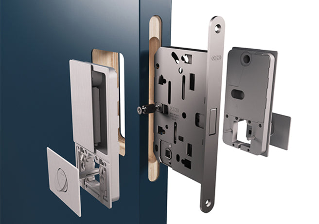 Labor to mill the door for Italian WAVE Handle and Lock | Milcasa