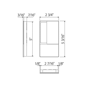 Wave - Minimal Handle and Locks for Internal Doors