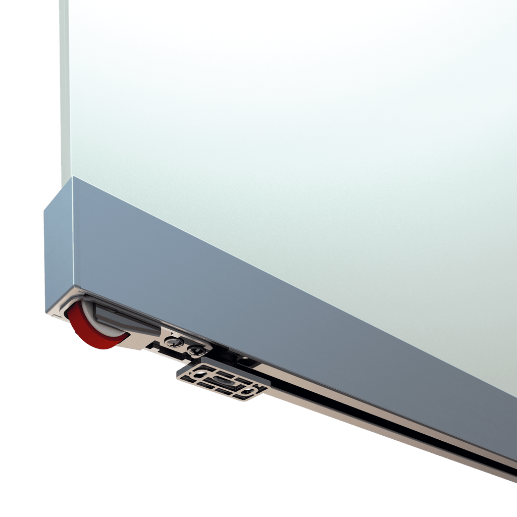 Magic 2 Vetro - Wall Mount Concealed Sliding System for Glass Doors