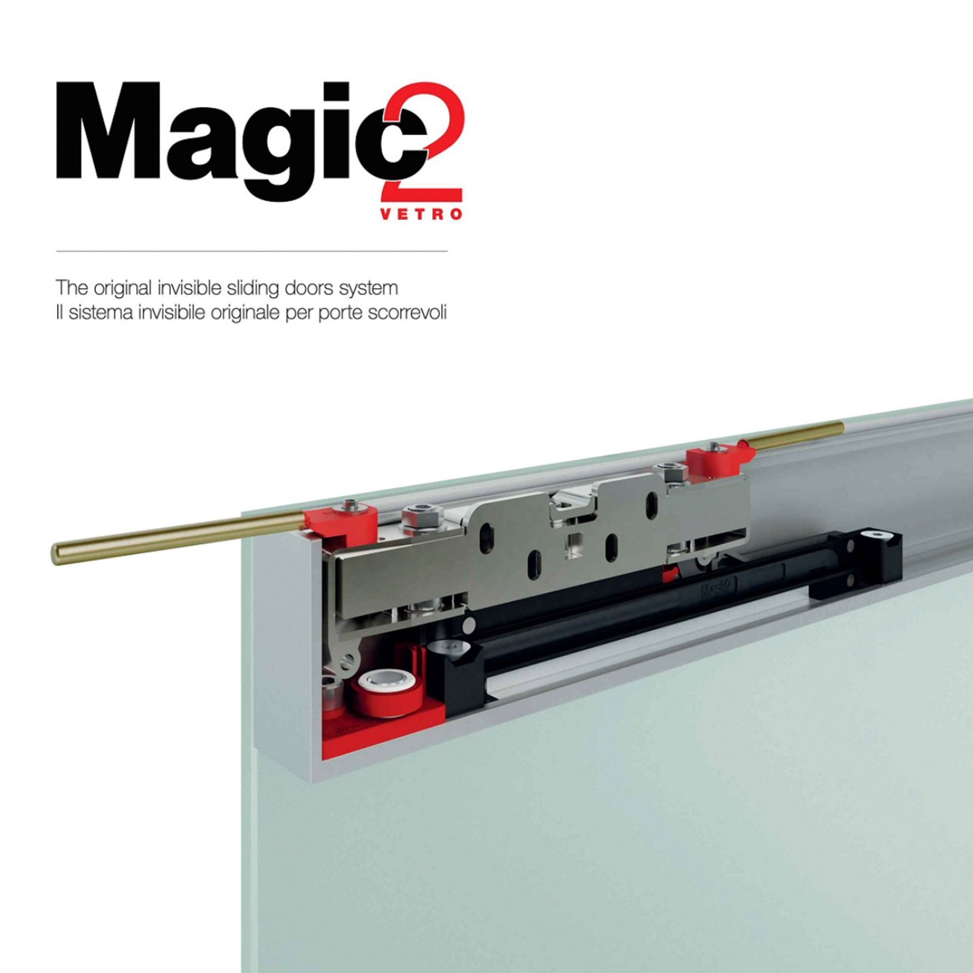 Magic 2 Vetro Invisible Sliding Doors System - Milcasa Store