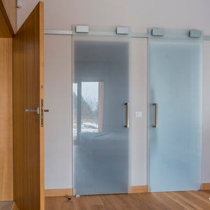Diva Air Vetro - Complete Set Barn Door System for Glass Doors